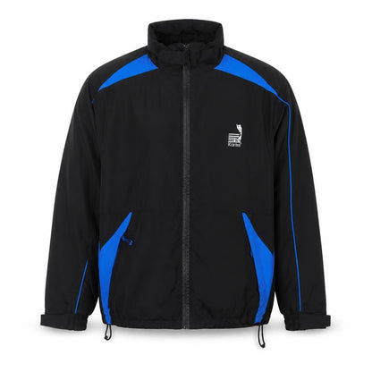 Kartel Men’s Black Blue Windbreaker Jacket L Regular Lightweight