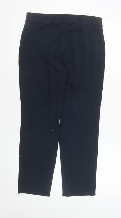 Marks and Spencer Women’s Blue Size 12 Slim Fit Stretch Trousers