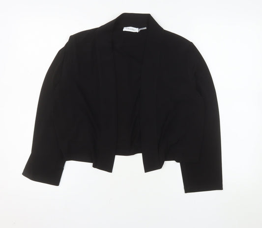 Calvin Klein Women's Black XL Cropped Blazer Jacket