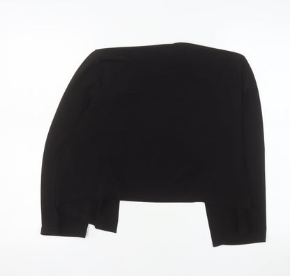 Calvin Klein Women's Black XL Cropped Blazer Jacket