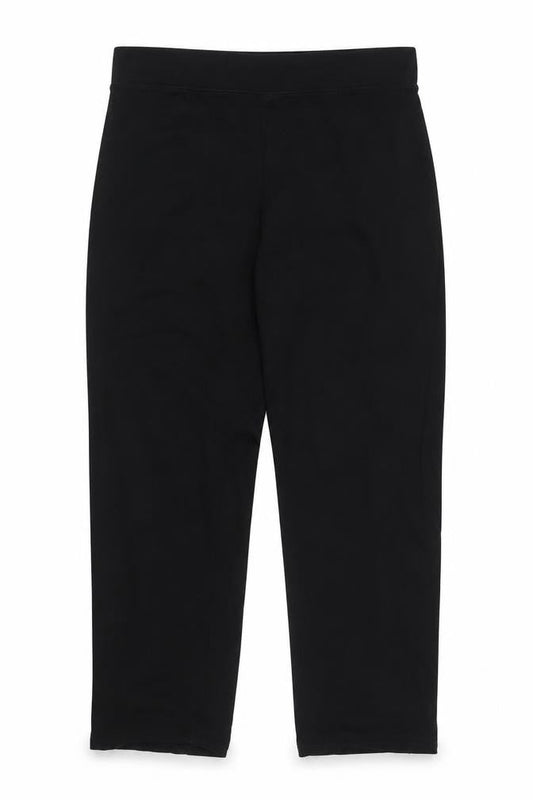 Front view of Dunnes Women's Black Cotton Stretch Ankle Leggings, size 12