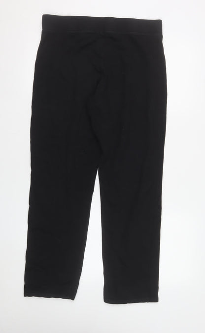 Dunnes Stores Women's Black Cotton Stretch Ankle Leggings Size 12