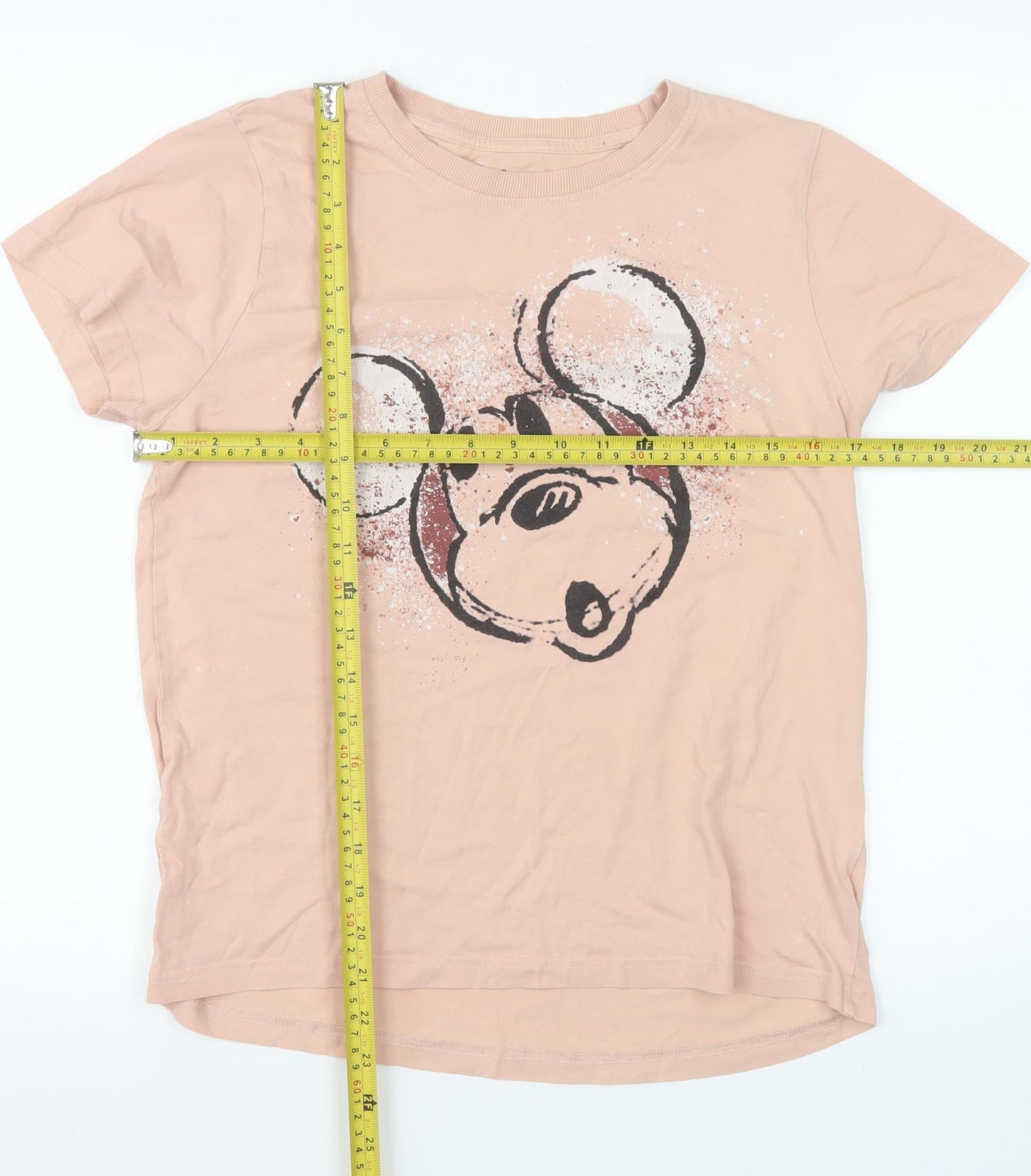 Disney Women’s Pink Mickey Mouse Graphic T-Shirt XS