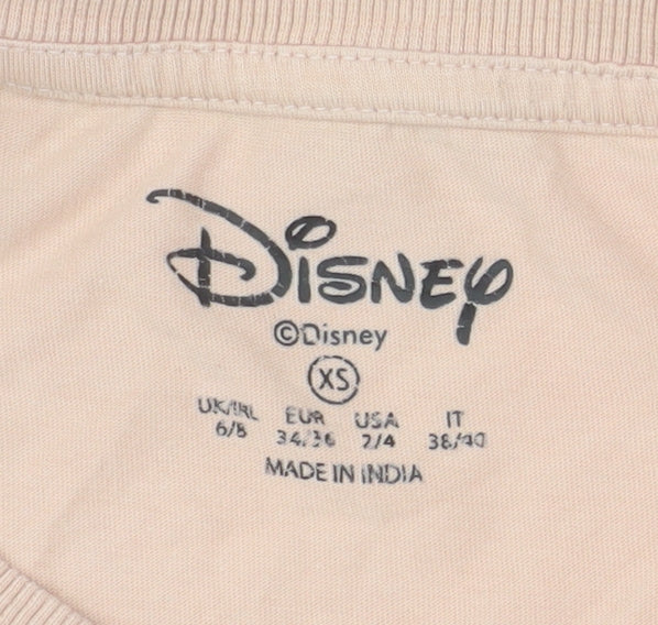 Disney Women’s Pink Mickey Mouse Graphic T-Shirt XS