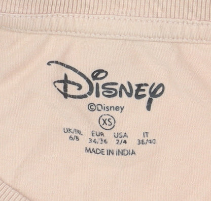 Disney Women’s Pink Mickey Mouse Graphic T-Shirt XS