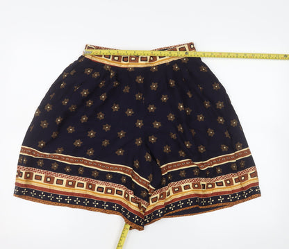 Jordan Womens Blue Bohemian Rayon Culotte Shorts Size M