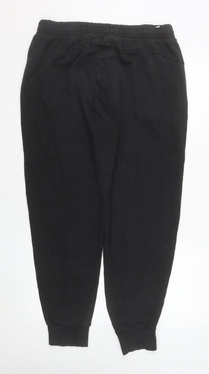 Puma Men's Black XL Jogger Sweatpants Fleece Activewear Trousers