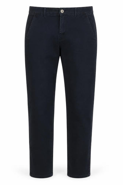 Enzo Jeans Men's Blue Slim Chino Trousers 34R Cotton Blend