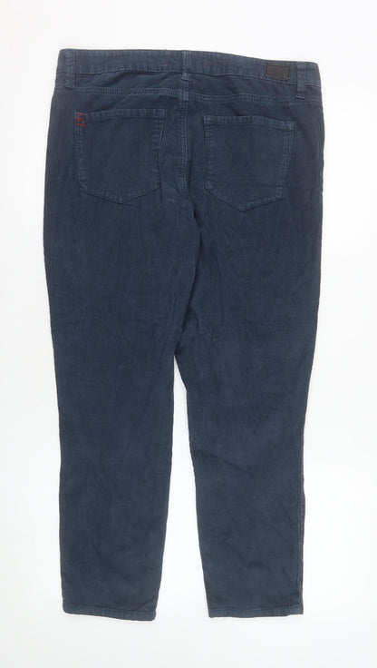 BDG Boys Blue Corduroy Slim Chino Trousers Size 30