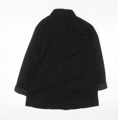 Band of Gypsies Women's Black Cotton Button Jacket Size 6