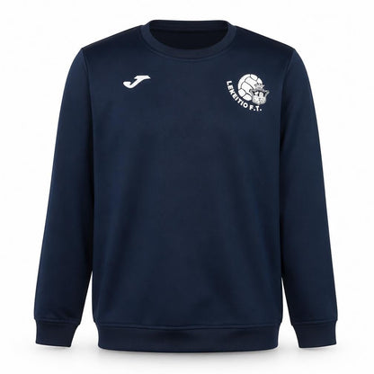 Joma Boys Navy Long Sleeve Crew Neck Athletic T-Shirt 2XS Polyester Football Top