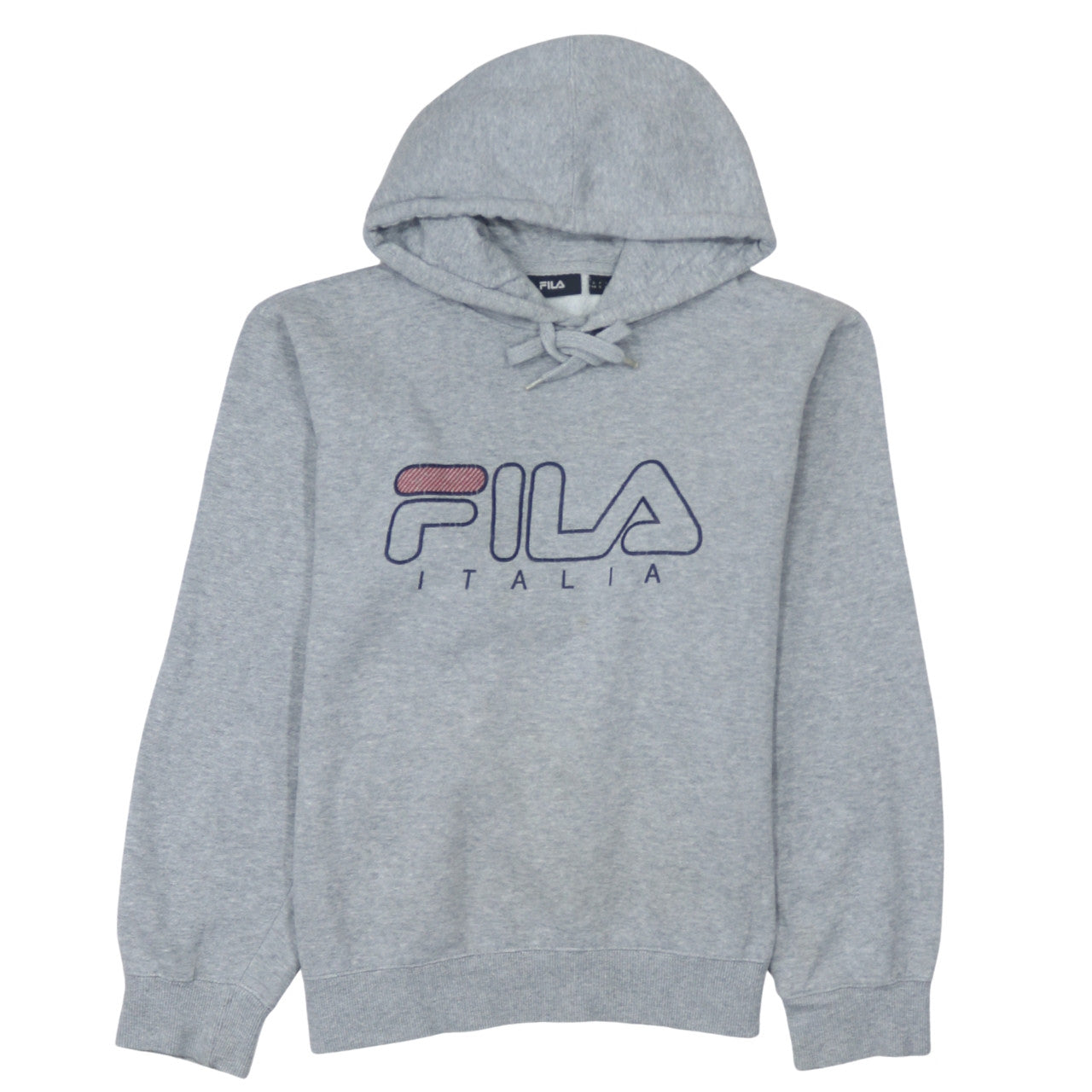 Mens UK Size S FILA Grey Pullover Hoodie
