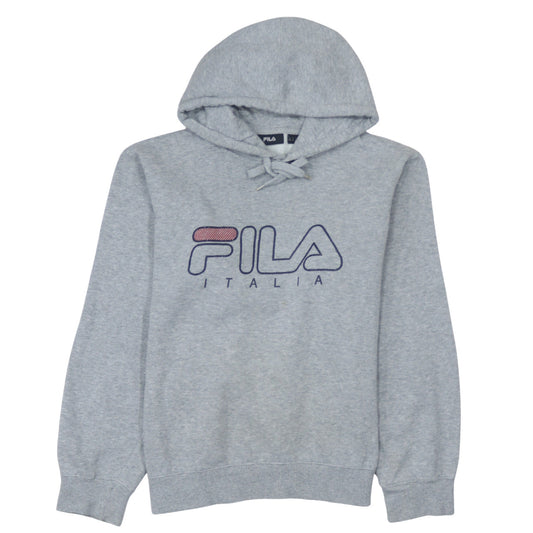 Mens UK Size S FILA Grey Pullover Hoodie