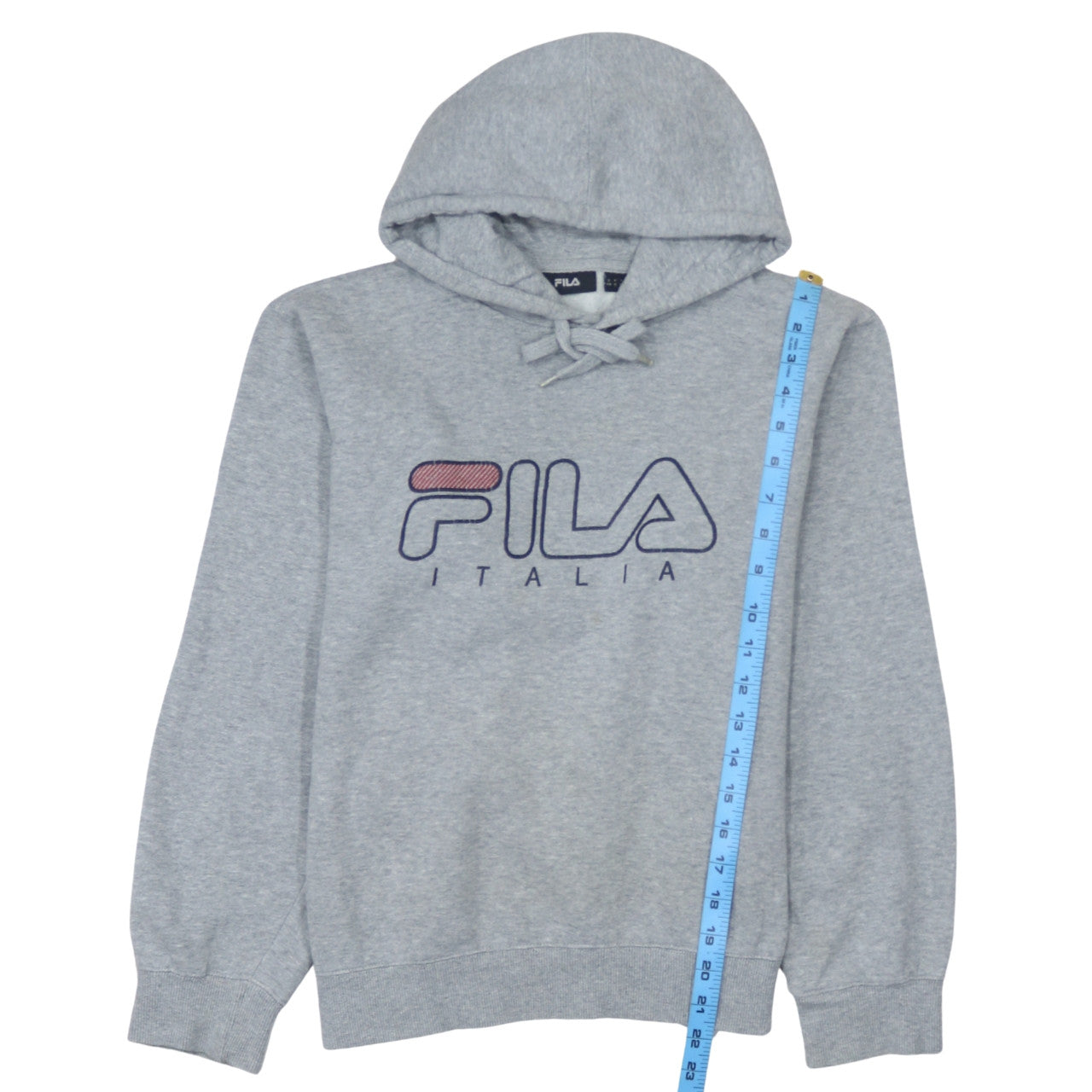 Mens UK Size S FILA Grey Pullover Hoodie