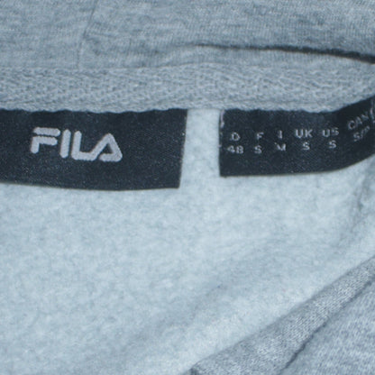 Mens UK Size S FILA Grey Pullover Hoodie