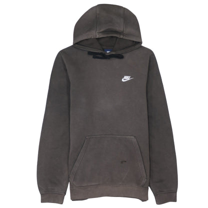 Nike Men's Brown Pullover Hoodie Small Regular Fit Fleece