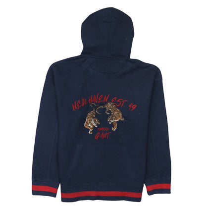 GANT Boys Navy Blue Hooded Pullover Sweatshirt 13-14 Years Cotton Blend