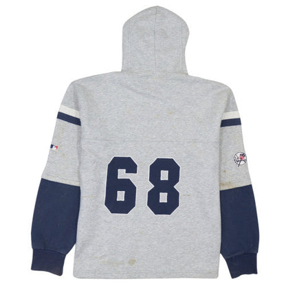 Sportax Men’s Grey Pullover Hoodie M NY Graphic Fleece Vintage Sportswear