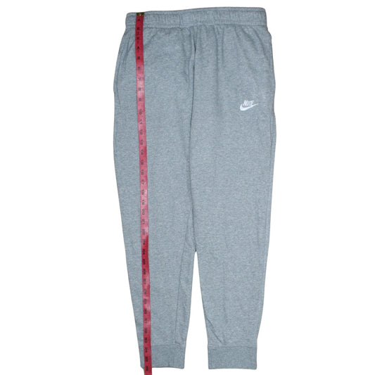 Nike Men's Grey Jogger Sweatpants S Regular Fit Elastic Waist