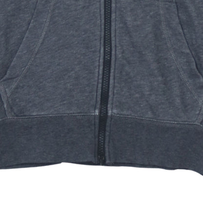 Nike Men's Grey Full Zip Hoodie Small Cotton Blend Fleece