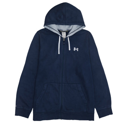 Under Armour Men's Blue Full Zip Hoodie XL Sports Fleece