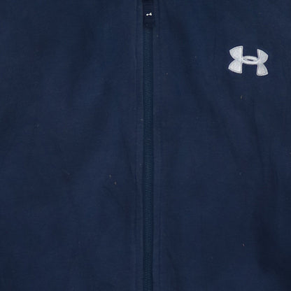 Under Armour Men's Blue Full Zip Hoodie XL Sports Fleece