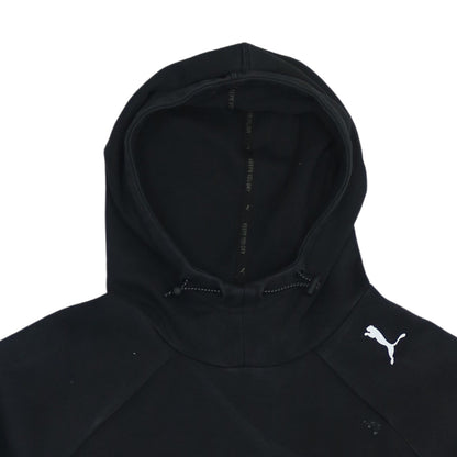 Puma Women's Black Hoodie Size 8 Pullover Raglan Sleeve Sportswear