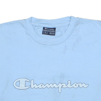 Champion Boys Blue 13-14 Years Sleeveless Tank Top Athletic Cotton
