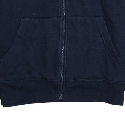 FILA Men's Blue Full Zip Hoodie Size M Logo Sportswear