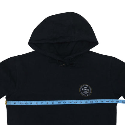 Vans Men's Black Medium Pullover Hoodie with Logo Graphic