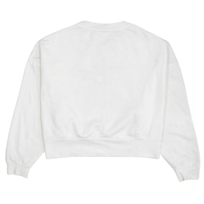 Disney Primark Women White XL Pullover Sweatshirt Mickey & Pluto Christmas