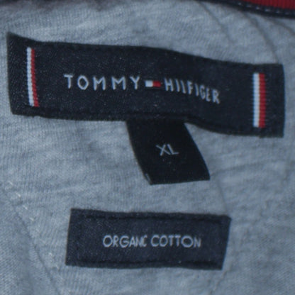 Tommy Hilfiger Men's Grey XL Organic Cotton Logo T-Shirt