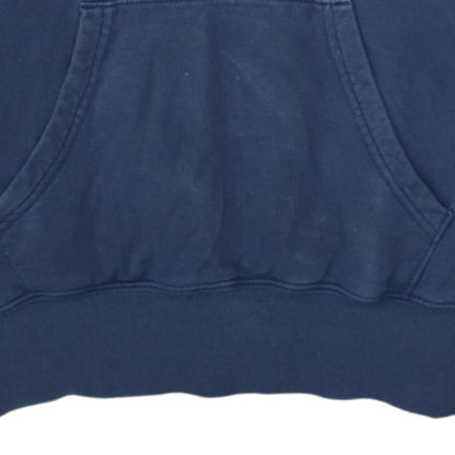 Champion Men's Blue Pullover Hoodie Small Embroidered Logo Cotton