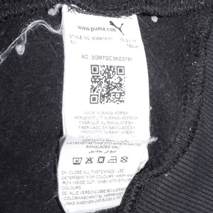 Puma Womens Black Size 12 Full Zip Hoodie Sweatshirt