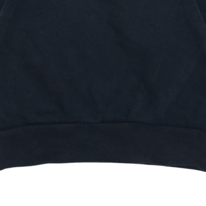 Ellesse Womens Navy Hoodie UK 10 Pullover Cotton Blend Logo