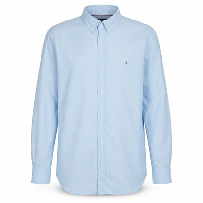 Tommy Hilfiger Men's Blue Slim Fit Button-Down Shirt L
