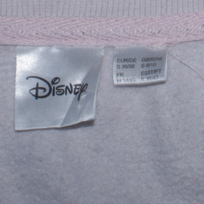 Disney Women Pink Mickey Mouse 28 Pullover Sweatshirt Size S 8/10