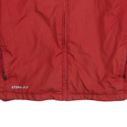 Nike Men’s Red Windbreaker Jacket S Hooded Storm-FIT DRFC Embroidered Logo