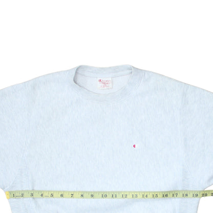 Champion Mens Grey XS Pullover Sweatshirt Classic Logo Crew Neck