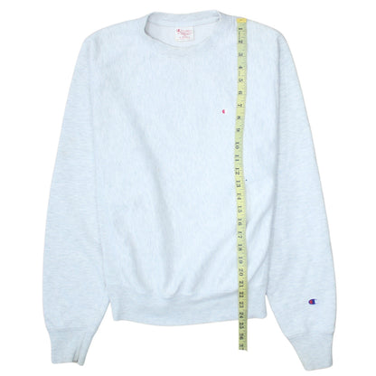 Champion Mens Grey XS Pullover Sweatshirt Classic Logo Crew Neck