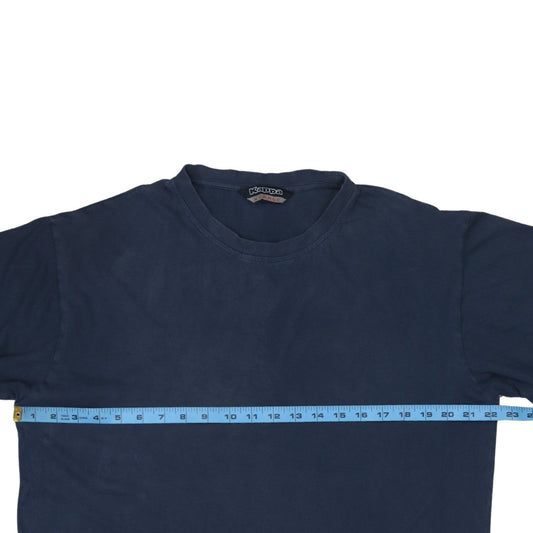 Kappa Mens Navy Blue XL Short Sleeve Crew Neck Cotton T-Shirt
