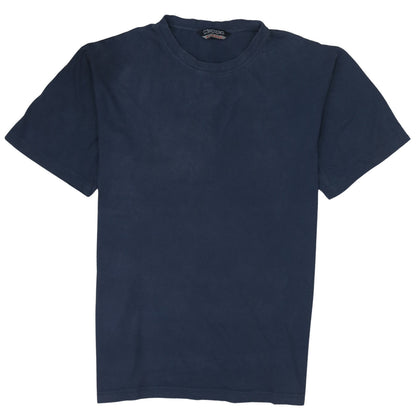 Kappa Mens Navy Blue XL Short Sleeve Crew Neck Cotton T-Shirt