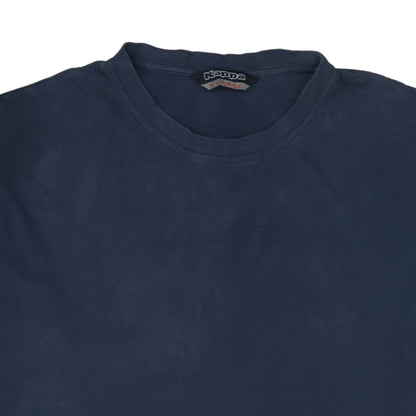 Kappa Mens Navy Blue XL Short Sleeve Crew Neck Cotton T-Shirt