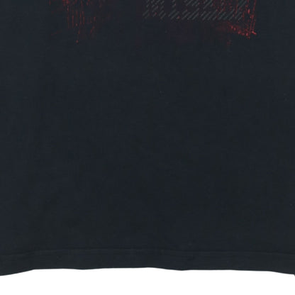 Adidas Men's Black Graphic Print Cotton Short Sleeve T-Shirt Size L