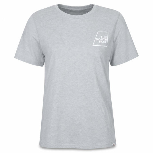 The North Face Womens Grey Basic Short Sleeve T-Shirt M