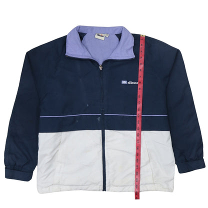Ellesse Women’s Blue Windbreaker Jacket Size 12 Lightweight