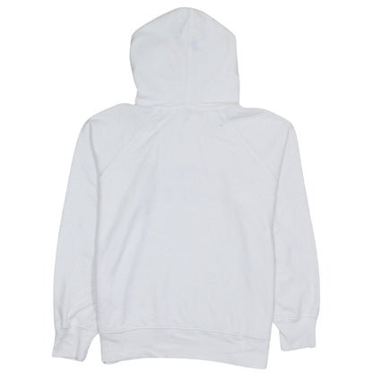 Levi's Men White Pullover Hoodie M Logo Graphic Fleece Sweatshirt