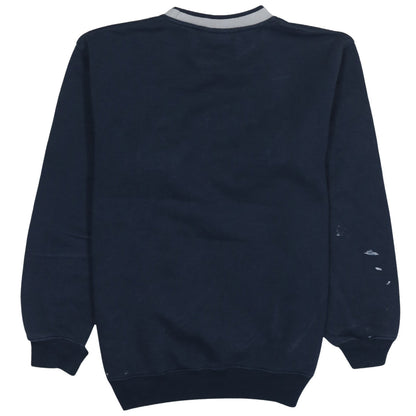 FILA Men's Blue Logo Pullover Sweatshirt Size S Crew Neck