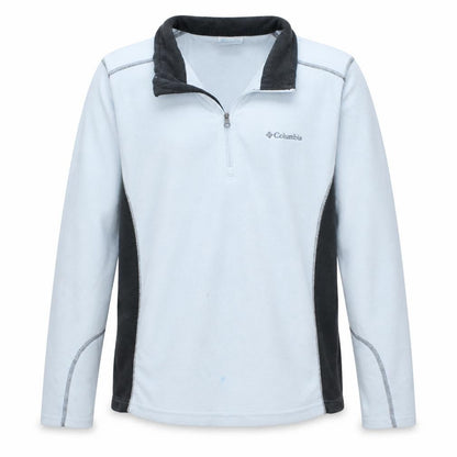 Columbia Men's Blue 1/4 Zip Fleece Sweatshirt Size S Outdoor Top