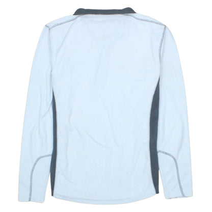 Columbia Men's Blue 1/4 Zip Fleece Sweatshirt Size S Outdoor Top